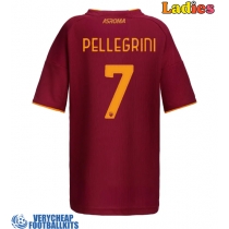 AS Roma Lorenzo Pellegrini #7 Replica Home Shirt Ladies 2025-26 Short Sleeve